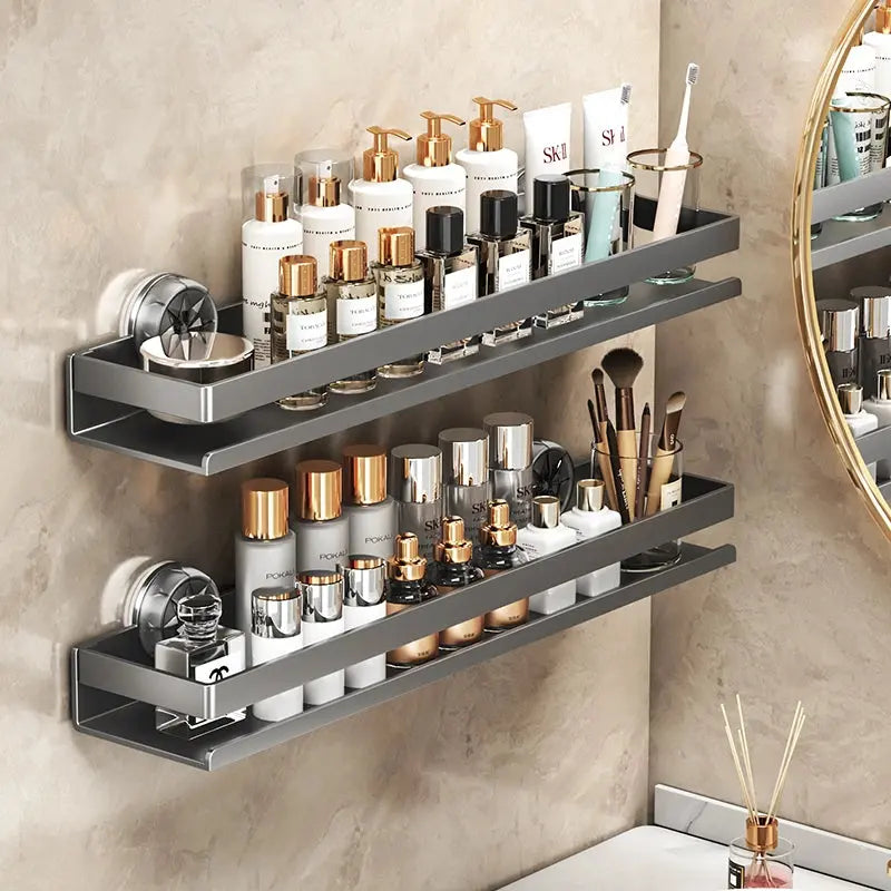 Kitchen suction cup storage rack, wall-mounted seasoning bottle box, multifunctional storage rack for spices, no drilling requir colegio culinario de morelia