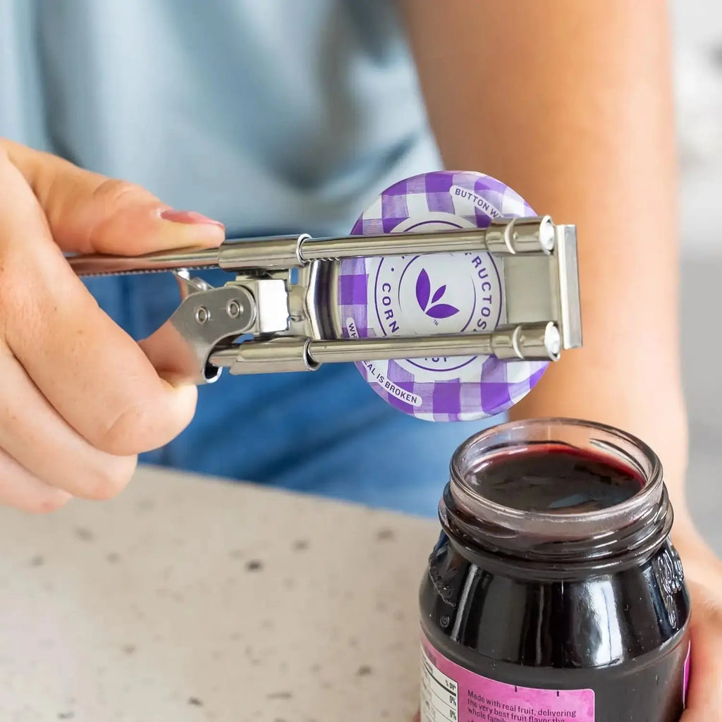 Can Opener Adjustable Stainless Steel Non-Slip Multifunction Manual Jar Bottle Bottle Lid Opener Gadget Home Gadgets Accessories colegio culinario de morelia