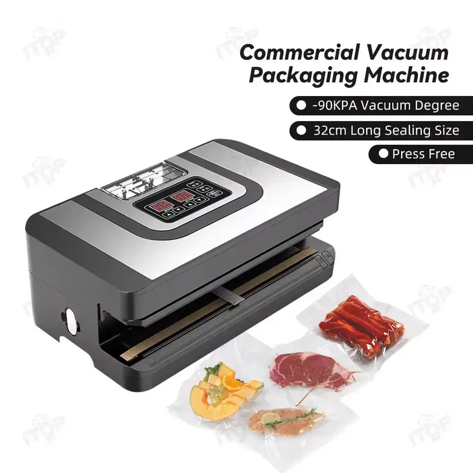 ITOP Vacuum Sealer -90Kpa 32cm Length Sealing Commercial Sealer Machine Dry Wet Food Packaging Machine colegio culinario de morelia