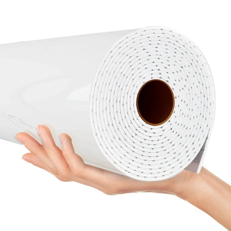 1 roll marble thick foam imitation ceramic tile self-adhesive wallpaper bedroom wallpaper bathroom waterproof wall sticker Chef's Market