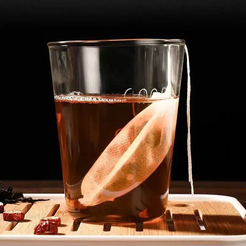 100pcs Disposable Tea Filter Bags; Drawstring Filter Tea Bags colegio culinario de morelia