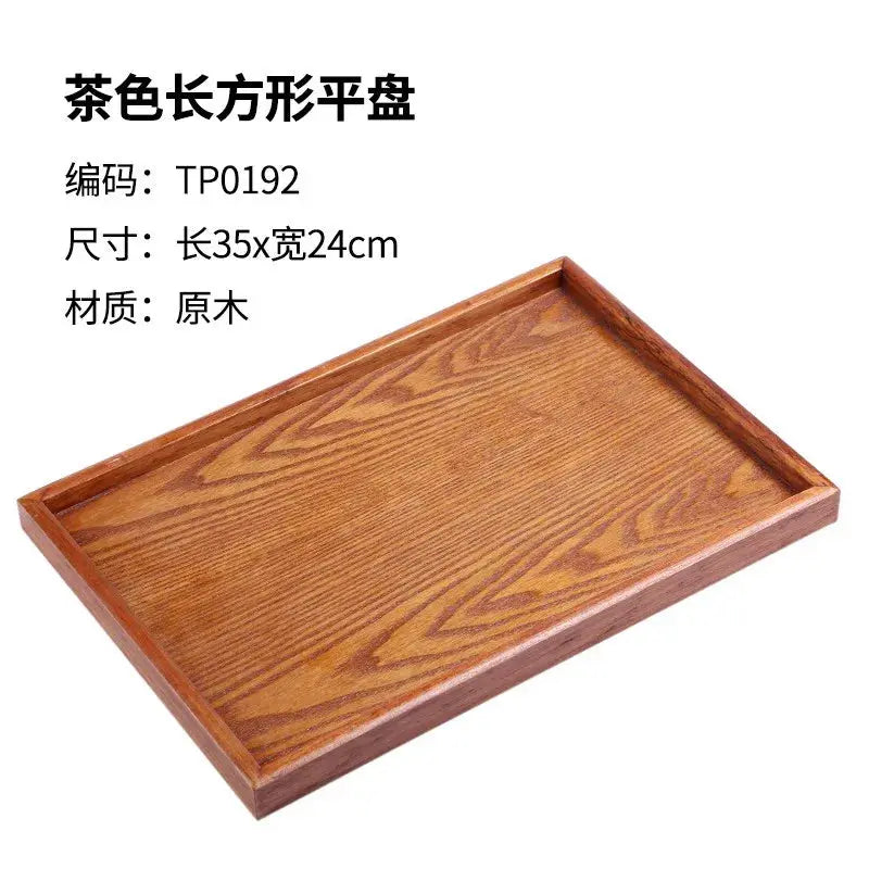 Japanese Wooden Tray Tea Tray Portable Decorative Miscellaneous Storage Tea Set Kitchen Storage Restaurant Service Tray colegio culinario de morelia