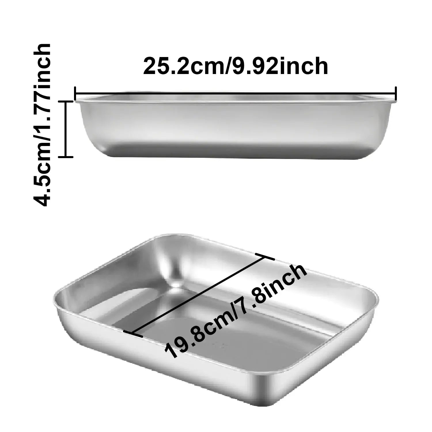 6pcs Stainless Steel Food Storage Container Large Capacity Suitable for Vegetables Fruits Fresh Meat and Various Foods colegio culinario de morelia