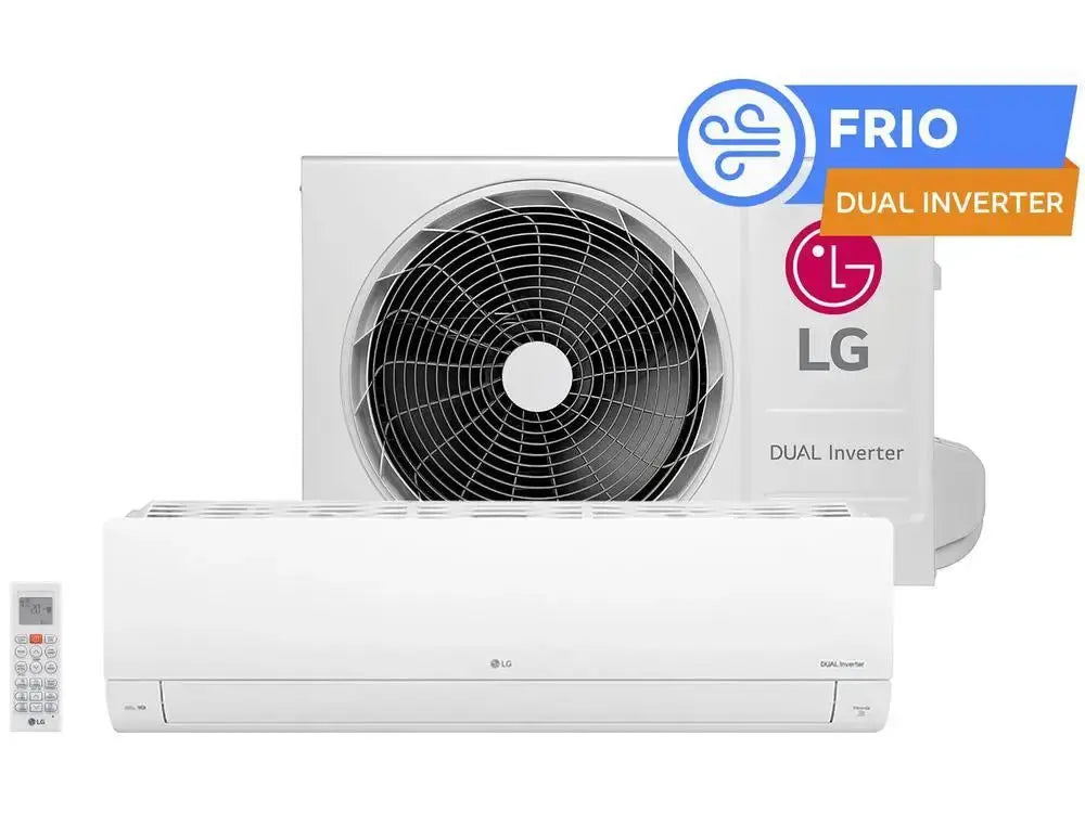 Air Conditioning Split Hi-Wall LG Dual Inverter Compact + AI 12.000 BTUs Cold Compact S3-Q12JAQAL - 220V colegio culinario de morelia