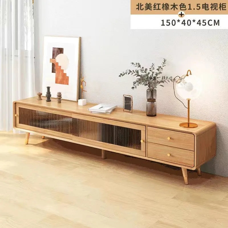 Wood Moveable Tv Cabinet Brown Modern Universal Farmhouse Storage Drawers Tv Cabinet Haushalt Muebles Para Tv Home Furniture Chef's Market