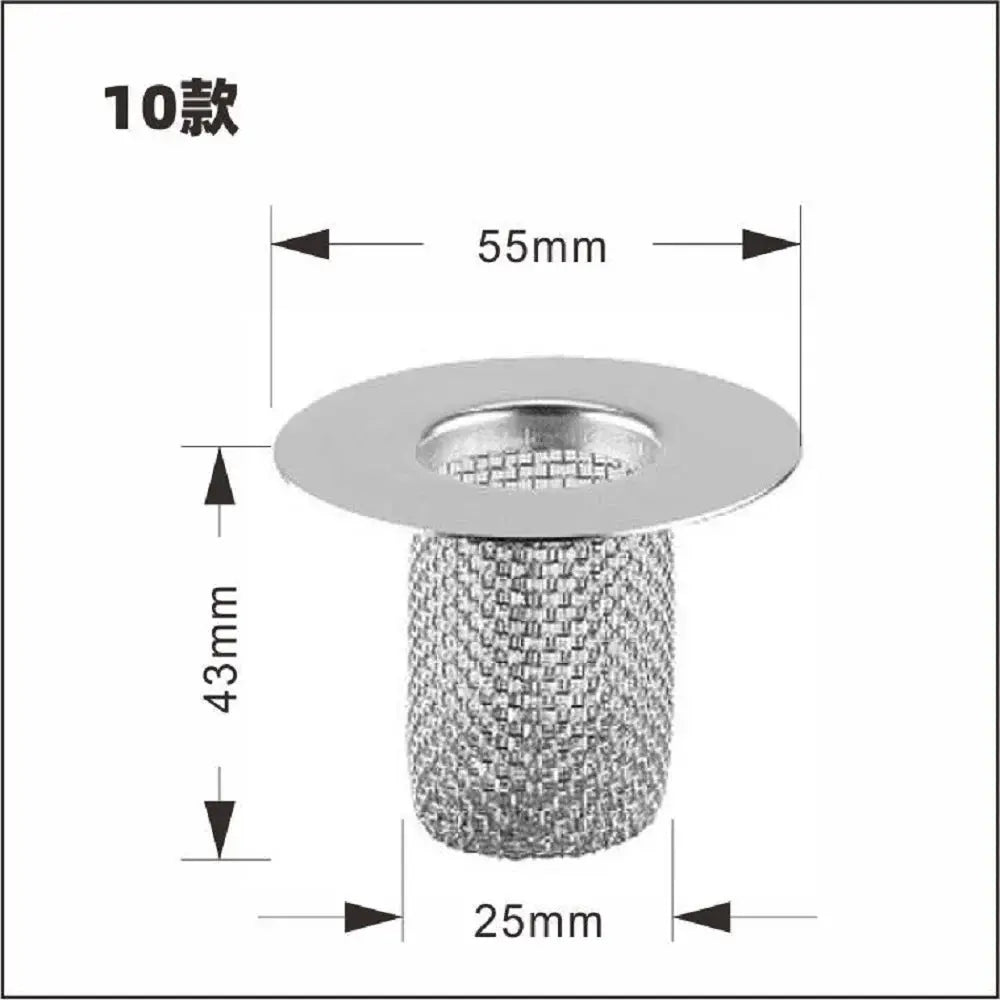 Kitchen Sink Strainer Sink Grid Filter Stainless Steel Mesh Drain Hole Filter Protection Against Clogging Kitchen Accessories colegio culinario de morelia