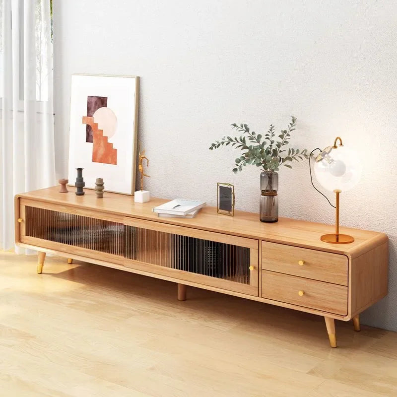 Wood Moveable Tv Cabinet Brown Modern Universal Farmhouse Storage Drawers Tv Cabinet Haushalt Muebles Para Tv Home Furniture Chef's Market