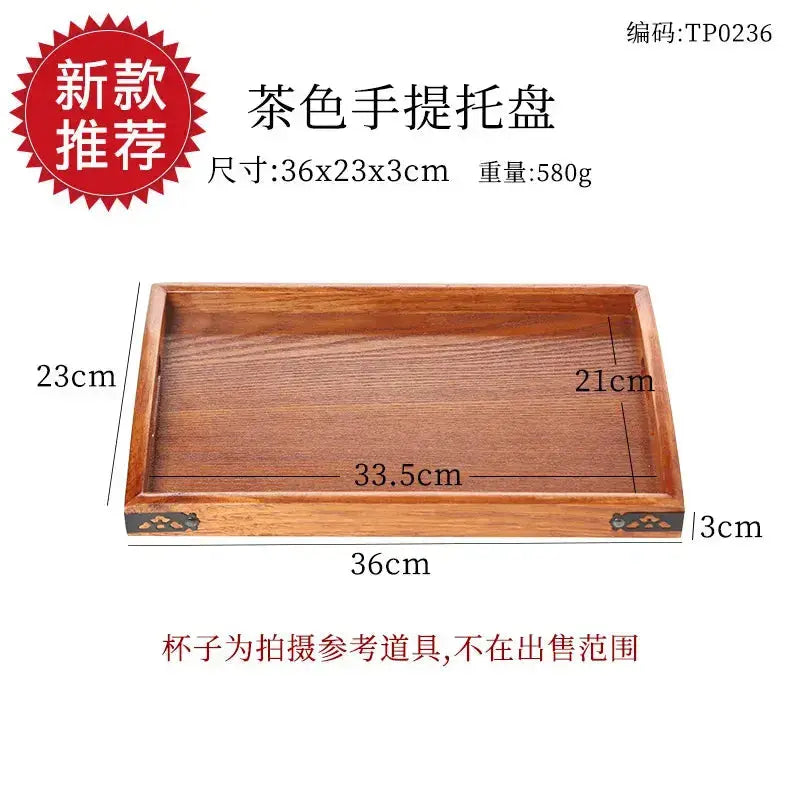 Japanese Wooden Tray Tea Tray Portable Decorative Miscellaneous Storage Tea Set Kitchen Storage Restaurant Service Tray colegio culinario de morelia
