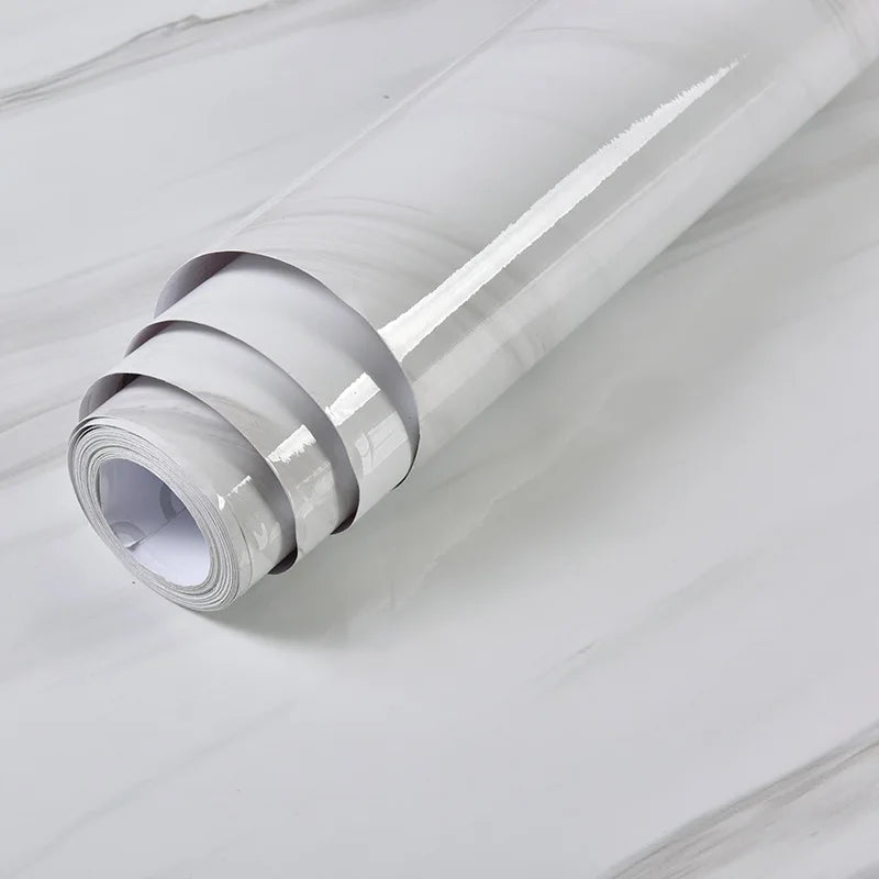 Width Marble Wallpaper Contact Paper Waterproof Oil-proof Wall Stickers PVC Self Adhesive Kitchen Ambry Countertop Home Decor Chef's Market