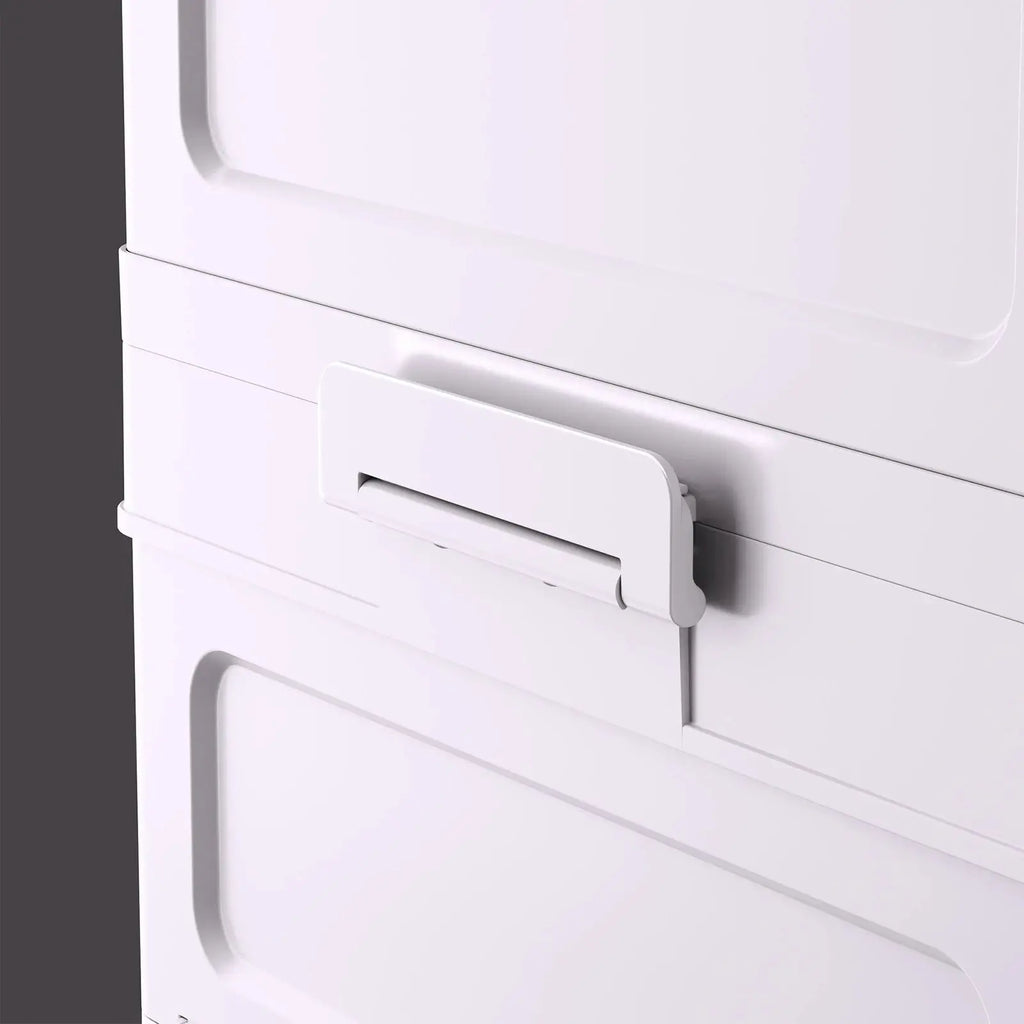 1/2/3/4/5 Layer Folding Storage Cabinet Storages Cabinet Waterproof Dustproof With Swivel Wheel Kitchen Bedroom Living Room colegio culinario de morelia