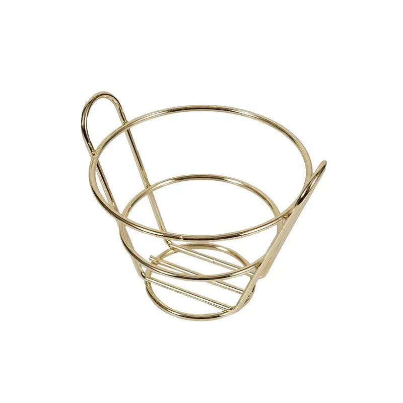 French Fries Stand Cone Basket Fry Holder with Dip Dishe Cone Snack Fried Chicken Display Rack Food Shelves Bowl Kitchen tools colegio culinario de morelia