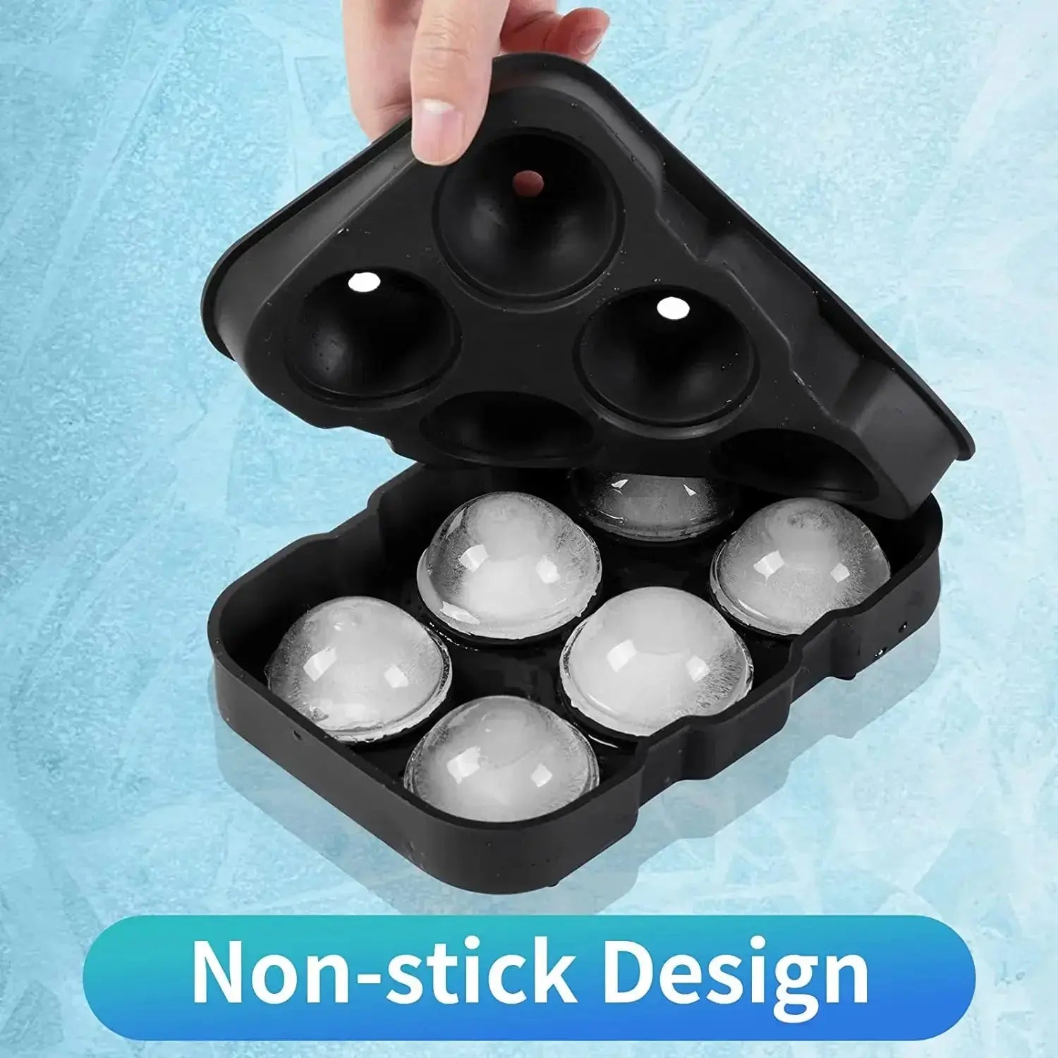 3PCS/Lot Silicone Whiskey Ice Ball Mold Large Ball Maker Mold, Round Sphere, Square Ice Cube Tray，Hole+Grid Square+37 Honeycomb colegio culinario de morelia