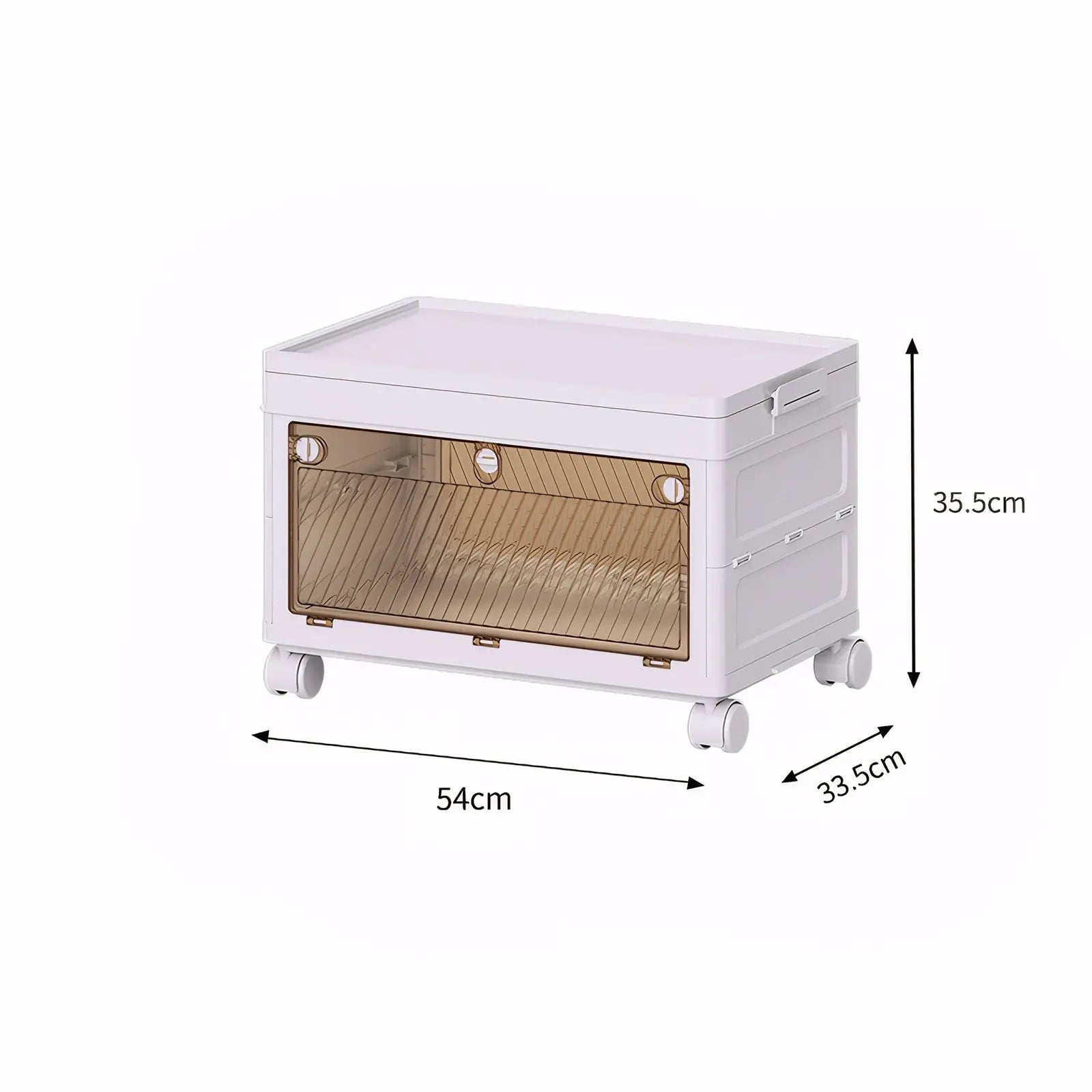 1/2/3/4/5 Layer Folding Storage Cabinet Storages Cabinet Waterproof Dustproof With Swivel Wheel Kitchen Bedroom Living Room colegio culinario de morelia