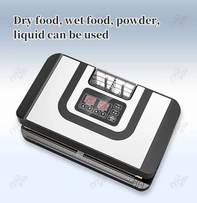 ITOP Vacuum Sealer -90Kpa 32cm Length Sealing Commercial Sealer Machine Dry Wet Food Packaging Machine colegio culinario de morelia