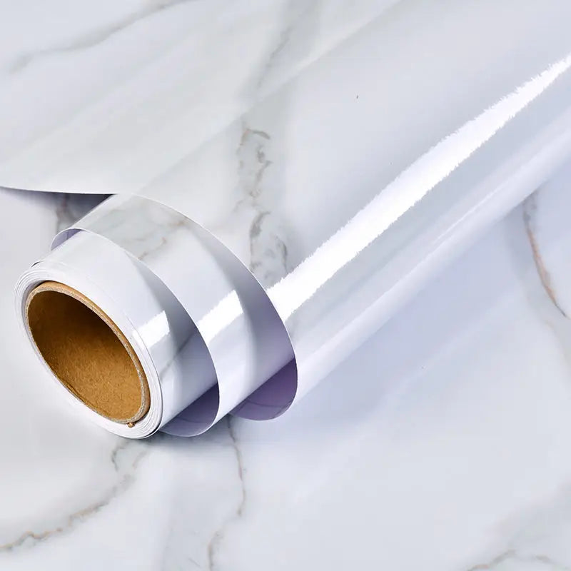 Width Marble Wallpaper Contact Paper Waterproof Oil-proof Wall Stickers PVC Self Adhesive Kitchen Ambry Countertop Home Decor Chef's Market