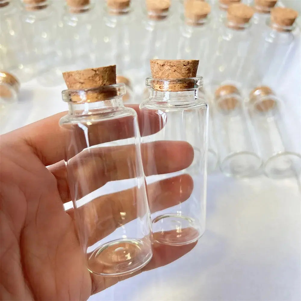 15/36/56 pcs 30x70mm 30ml Glass Jars Cork Tiny Test Tube Bottles Clear Mini Containers DIY Wedding Favors Wishing Bottle colegio culinario de morelia