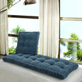 Inyahome Oversized Thickened Long Bench Cushion Pad Chair Seat Cushion Decorative Pillow For Garden Lounger/Bay Window Pad Green colegio culinario de morelia