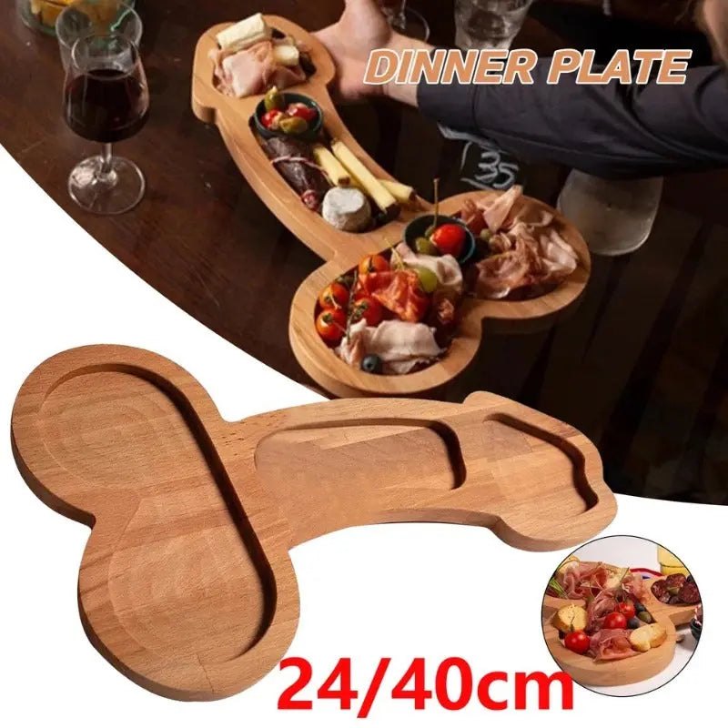 Festival Party Adult Parody Ornaments Kitchen Wooden Tray Food Storage Tray Bamboo and Wood Dinner Set Plates and Dishes colegio culinario de morelia