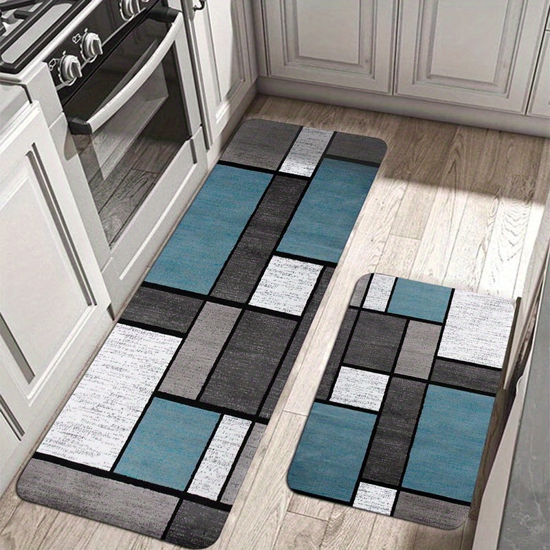 1pc Soft Thickened Kitchen Floor Mat, Non-slip Oil-proof Floor Mat, Waterproof Runner Rug, Dirt-resistant Floor Carpet, Machine Washable, Entrance Doormat, Kitchen Living Room Laundry Bathroom Water-absorbing Floor Mat, Room Chef's Market