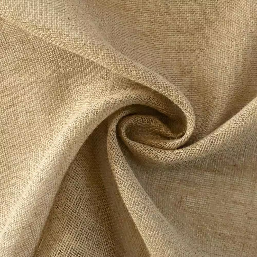 40 In. X 50 Ft. 8.0 Oz. Multi-Purpose Natural Burlap Fabric Accessory for Wedding Decorations, Rustic Party Decor