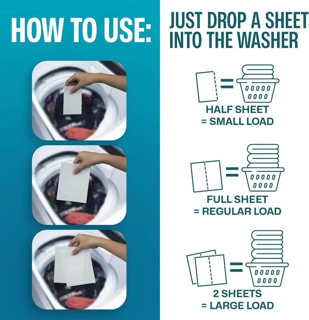 Laundry Detergent Sheets (200 Loads) – Eco-Friendly, Zero Waste, Plastic-Free La