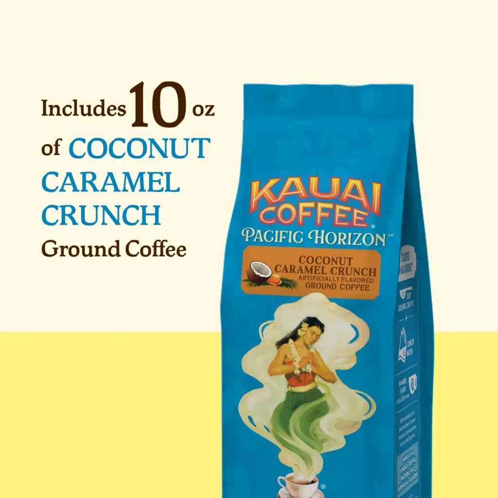 ® Coconut Caramel Crunch Medium Roast Arabica, Ground Coffee, Bag 10 Oz