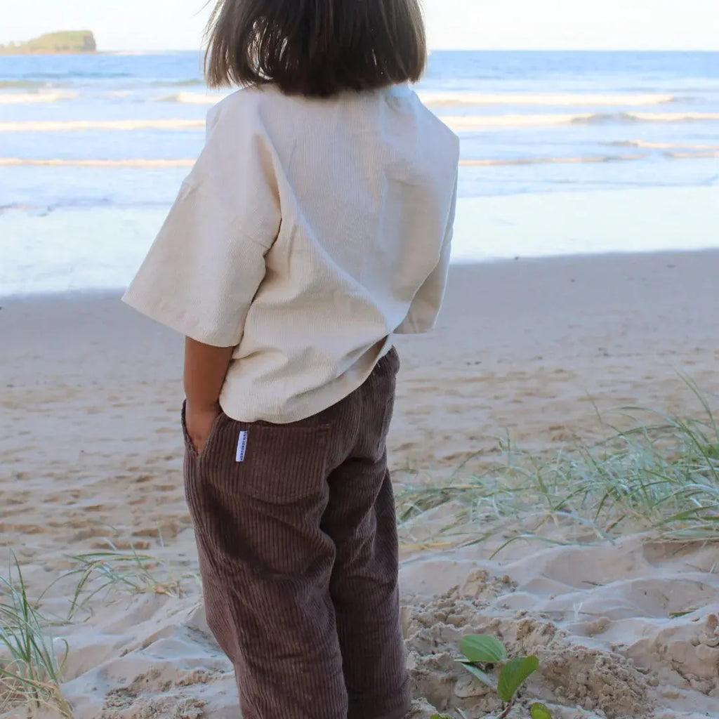 Kids Organic Cotton Corduroy Pants