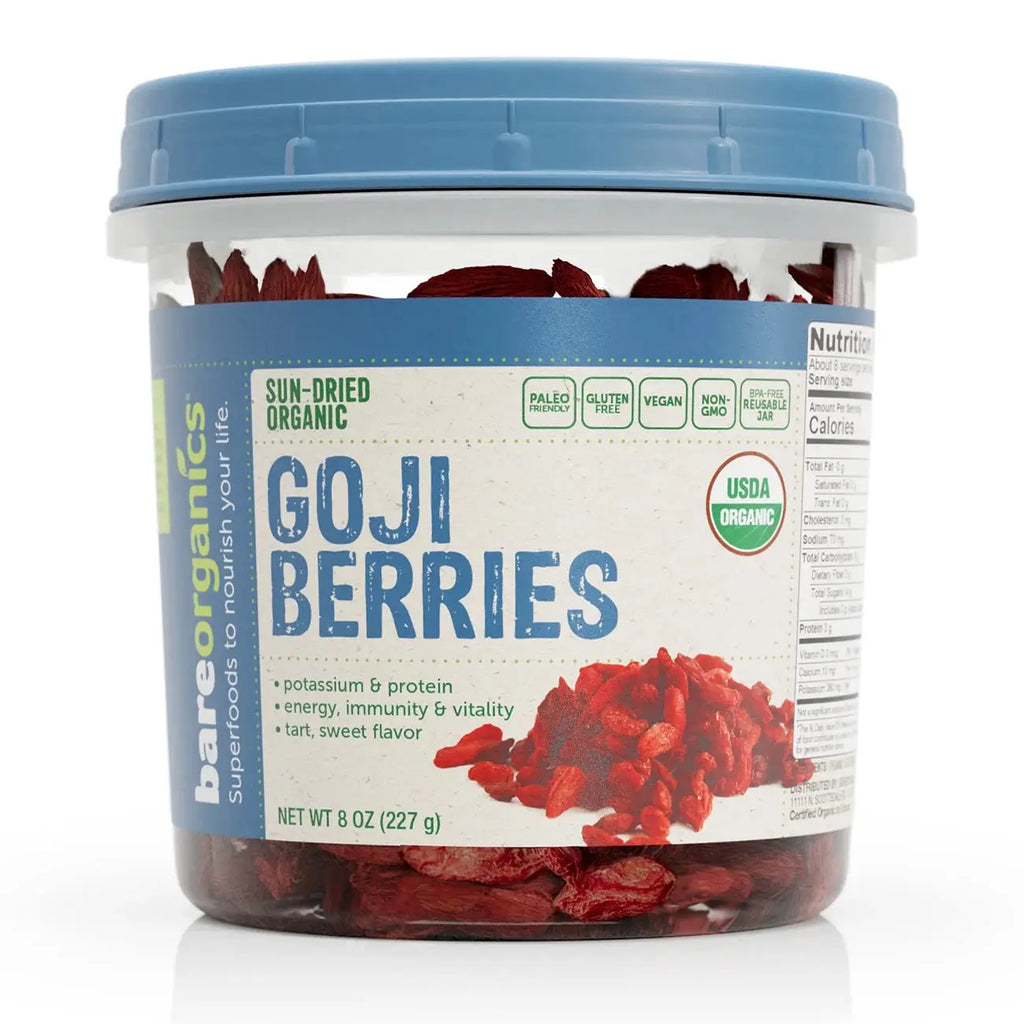 Goji Berries (Organic - Sun Dried) (8Oz) 227G