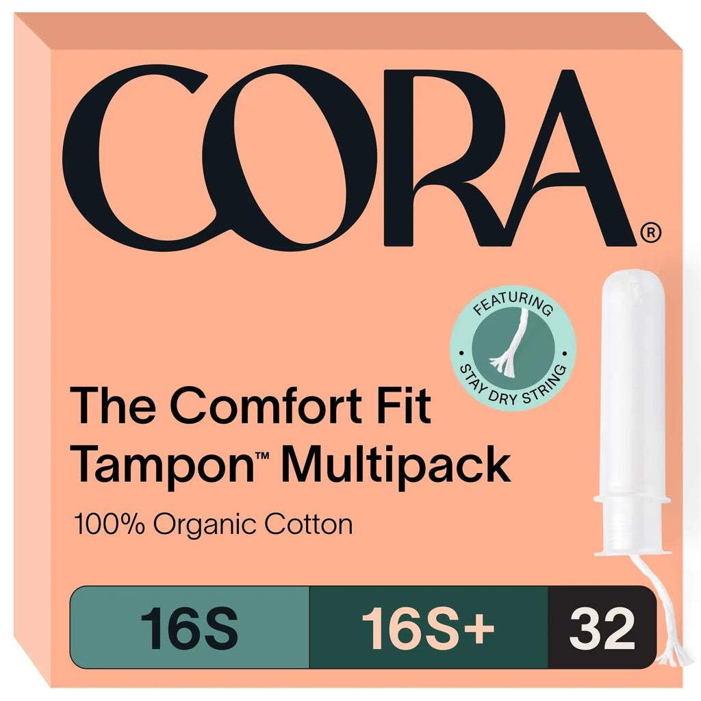Compact Applicator Tampons, 100% Organic Cotton, Super/Super+, 32 Count