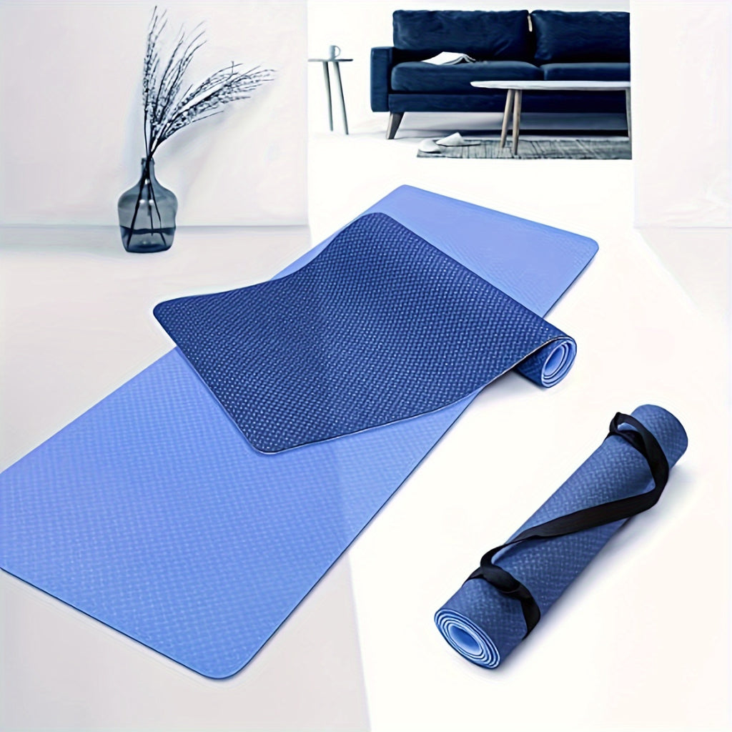 TPE Yoga Mat Non Slip Eco Friendly, Lasting Rebound Mat Bothside Non Slip Exercise Mat, Workout Mat Chef's Market