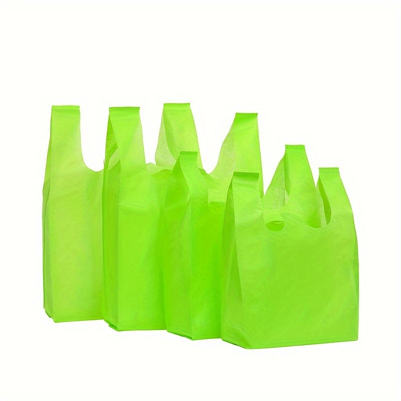 12-Pack Reusable Non-Woven Tote Bags, 4 Assorted Sizes, Eco-Friendly Grocery Shopping Bags, Multipurpose Storage & Gift Bags for Halloween, Christmas, Party Supplies - Suitable for Ages 14+ Chef's Market