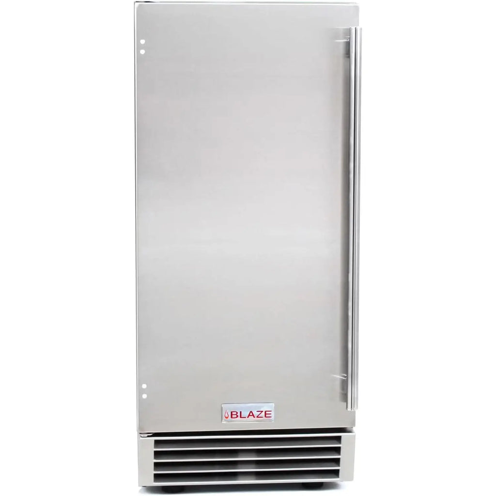 Blaze 50 Lb. 15-Inch Outdoor Rated Ice Maker W/ Gravity Drain - BLZ-ICEMKR-50GR