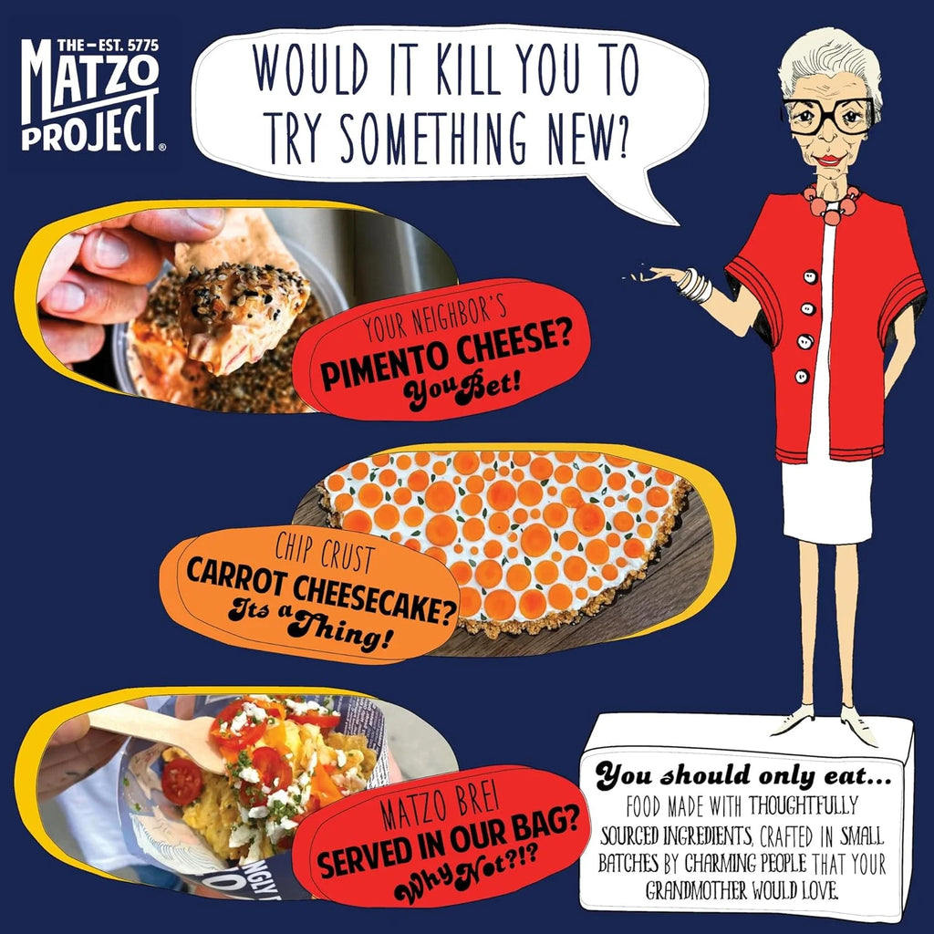 Matzo Chips, Cinnamon Sugared, Kosher (Not Kosher for Passover), Vegan, Nut-Free, Nothing Artificial (1 Oz, 24 Snack Bags)