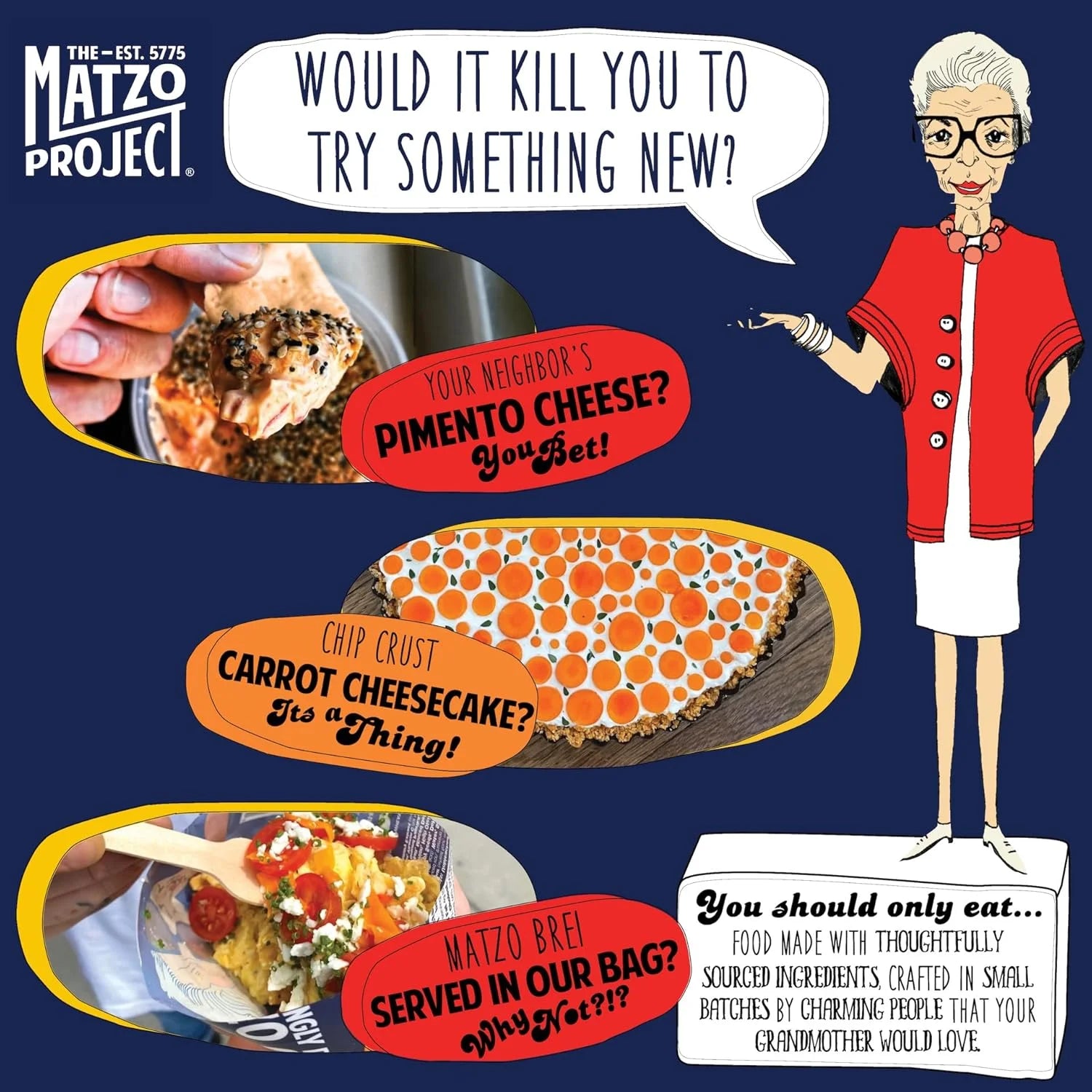 Matzo Chips, Cinnamon Sugared, Kosher (Not Kosher for Passover), Vegan, Nut-Free, Nothing Artificial (1 Oz, 24 Snack Bags)