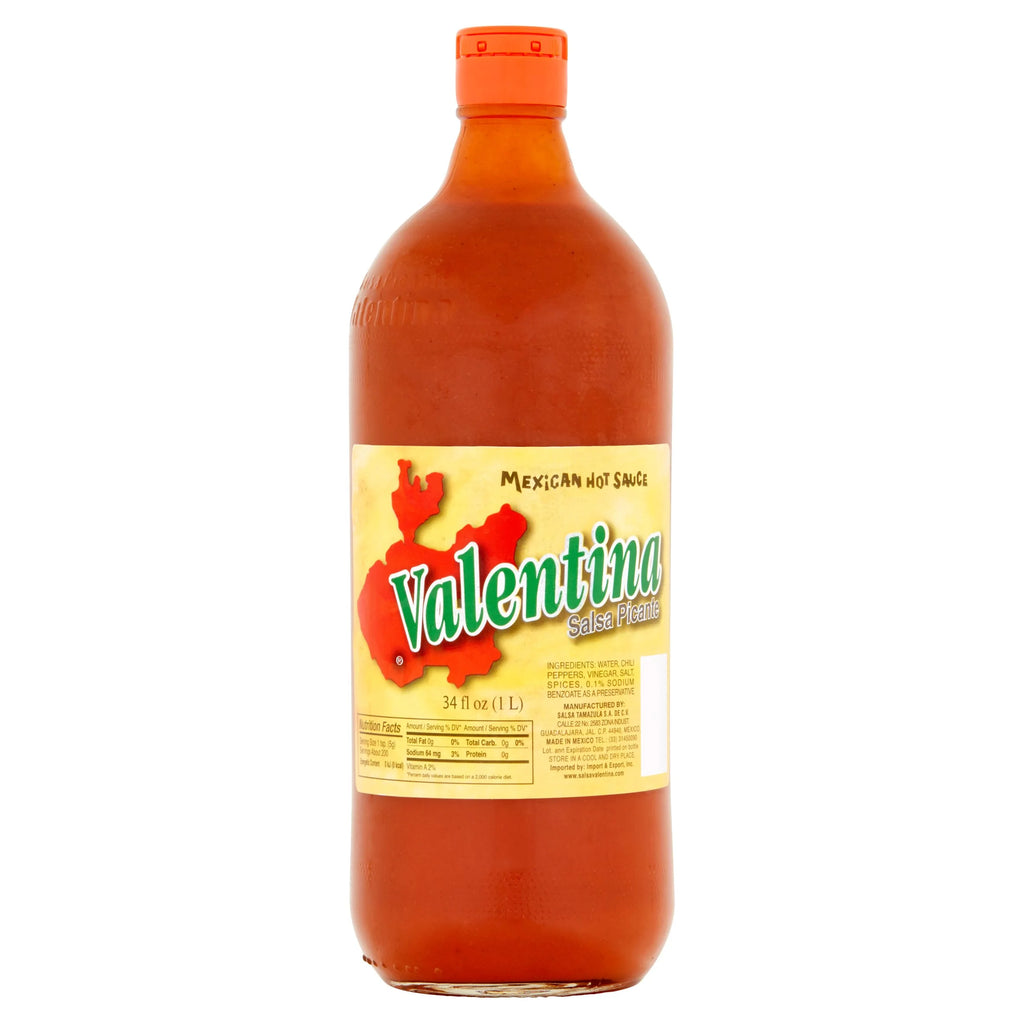 (4 Pack)  Mexican Hot Sauce, 34 Fl Oz
