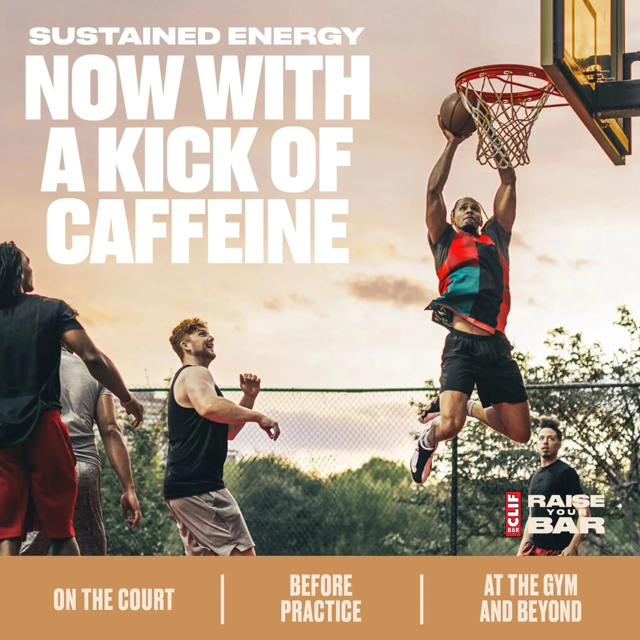 Caffeinated Energy Protein Bars, Vanilla Almond, 5 Pack