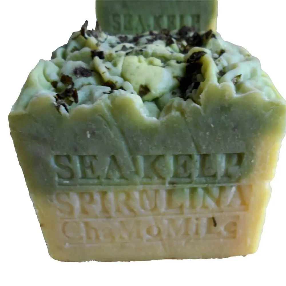 - Aged Sea Kelp Moss Organic Soap with Chamomile Herb 14 Oz.