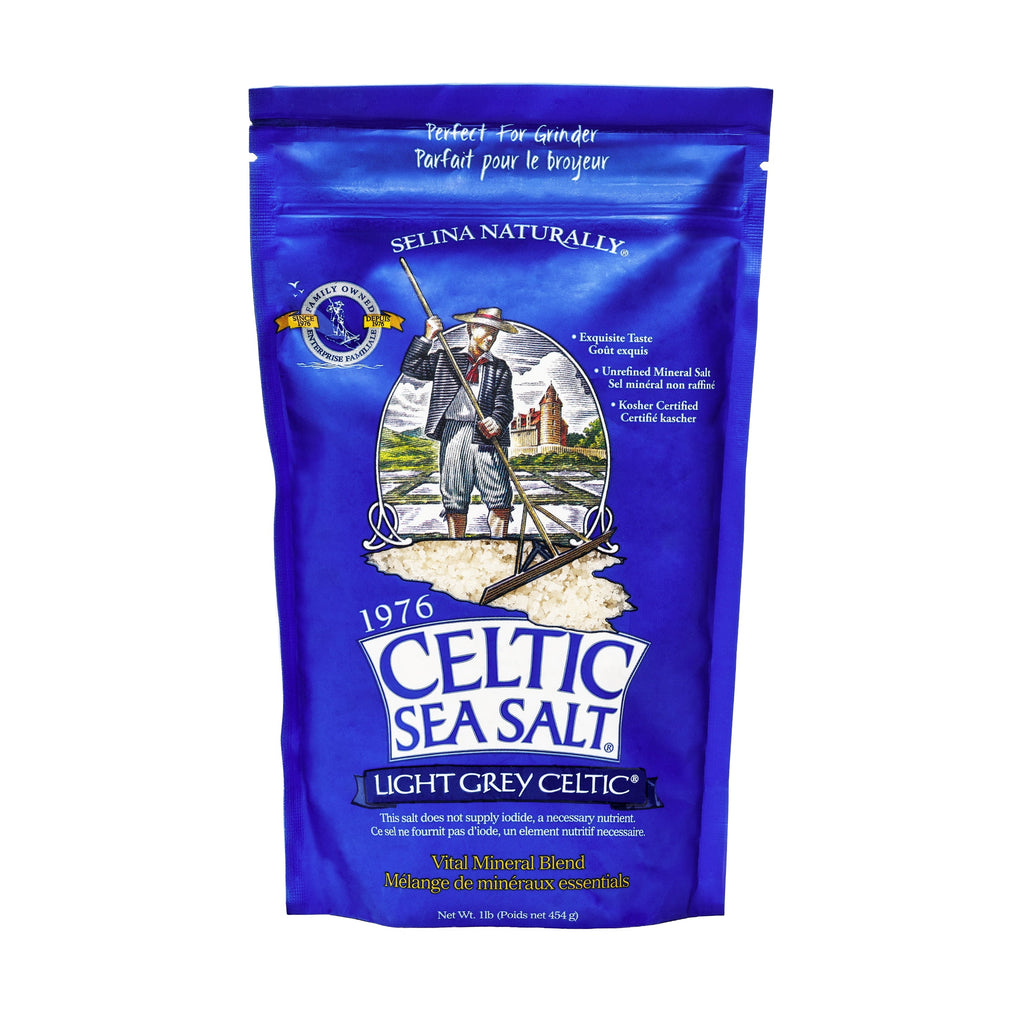Light Grey Sea Salt Resealable Bag Kosher Certified 16 Oz
