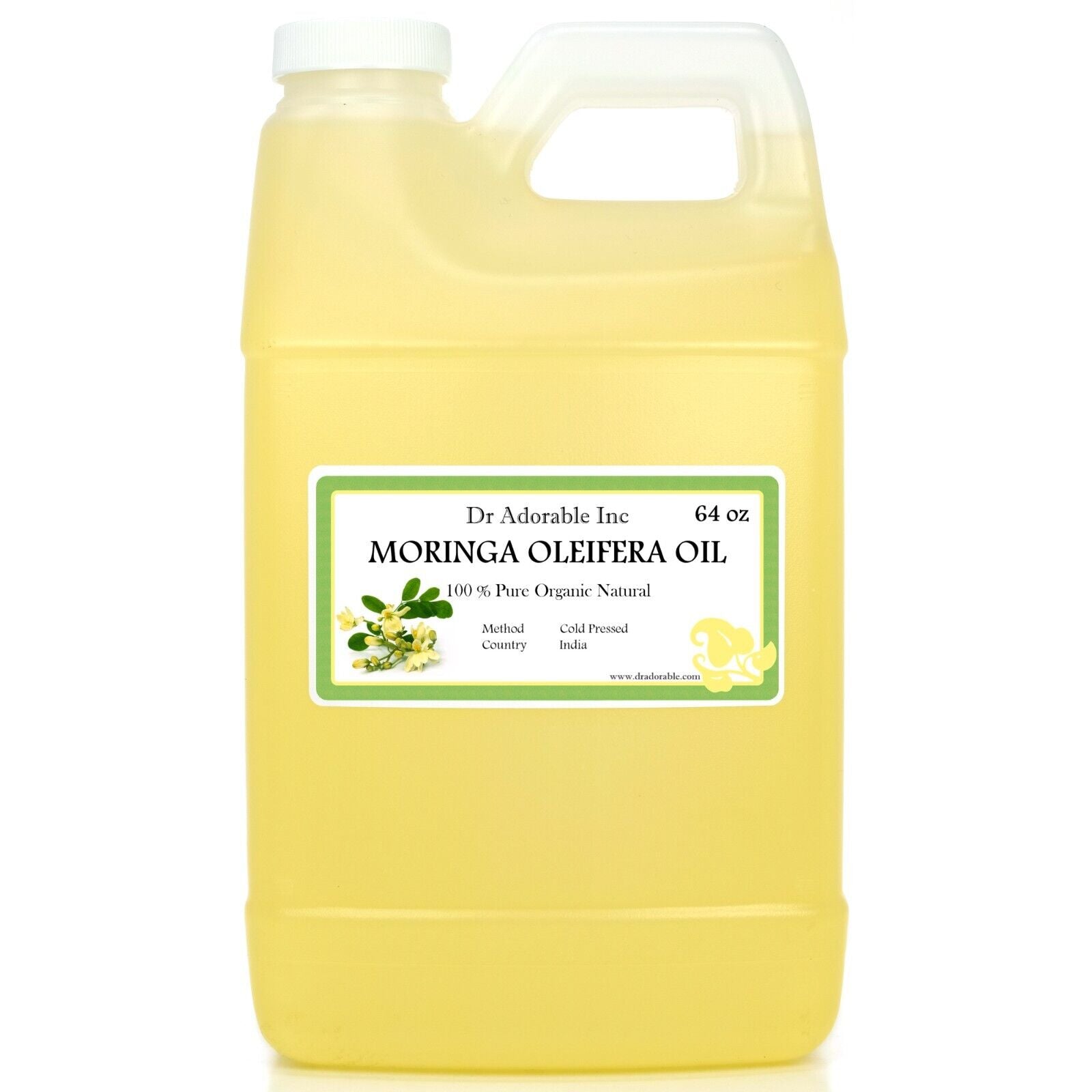 Organic Moringa Oleifera Oil 100% Pure Organic 2 Oz up to Gallon Free Shipping