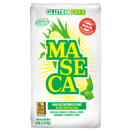 (4 Pack)  Gluten Free Instant Corn Masa Flour 4 Lb