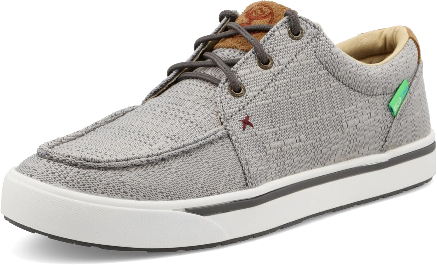 Men'S Cowboy Style Casual Hooey Loper Shoes, Light Grey