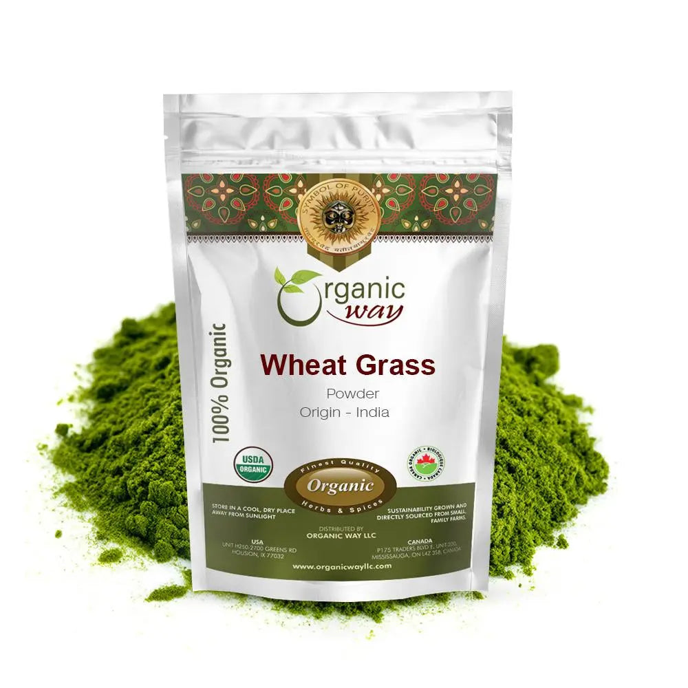Organic Way Wheat Grass Powder - Organic, Kosher & USDA Certified