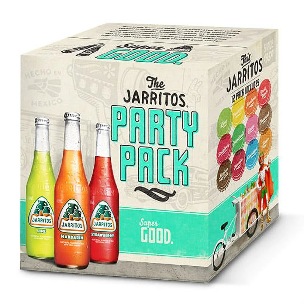 Variety Pack Soda, 12.5 Fl Oz (370 Ml) Glass Bottle, 12 Pack