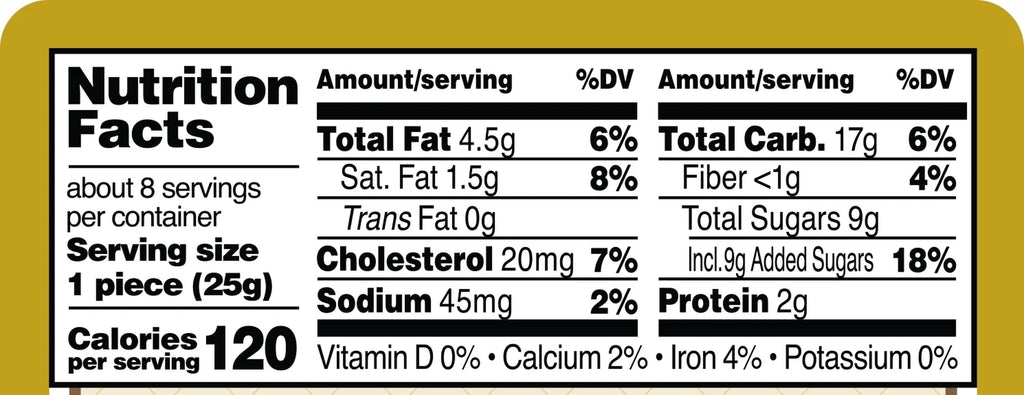 7 Oz Almond Biscotti, 12 Ct/Case, Non-Gmo and Kosher Certified, No Preservatives