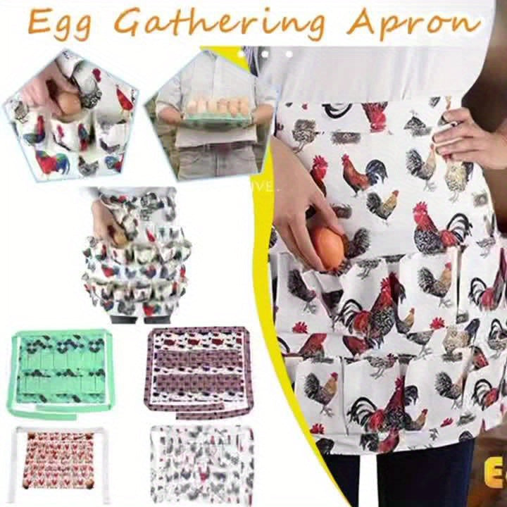 Aprons for Collecting Eggs from Chickens, Ducks, And Geese on The Farm, Suitable for Kitchen And Garden Use. Chef's Market