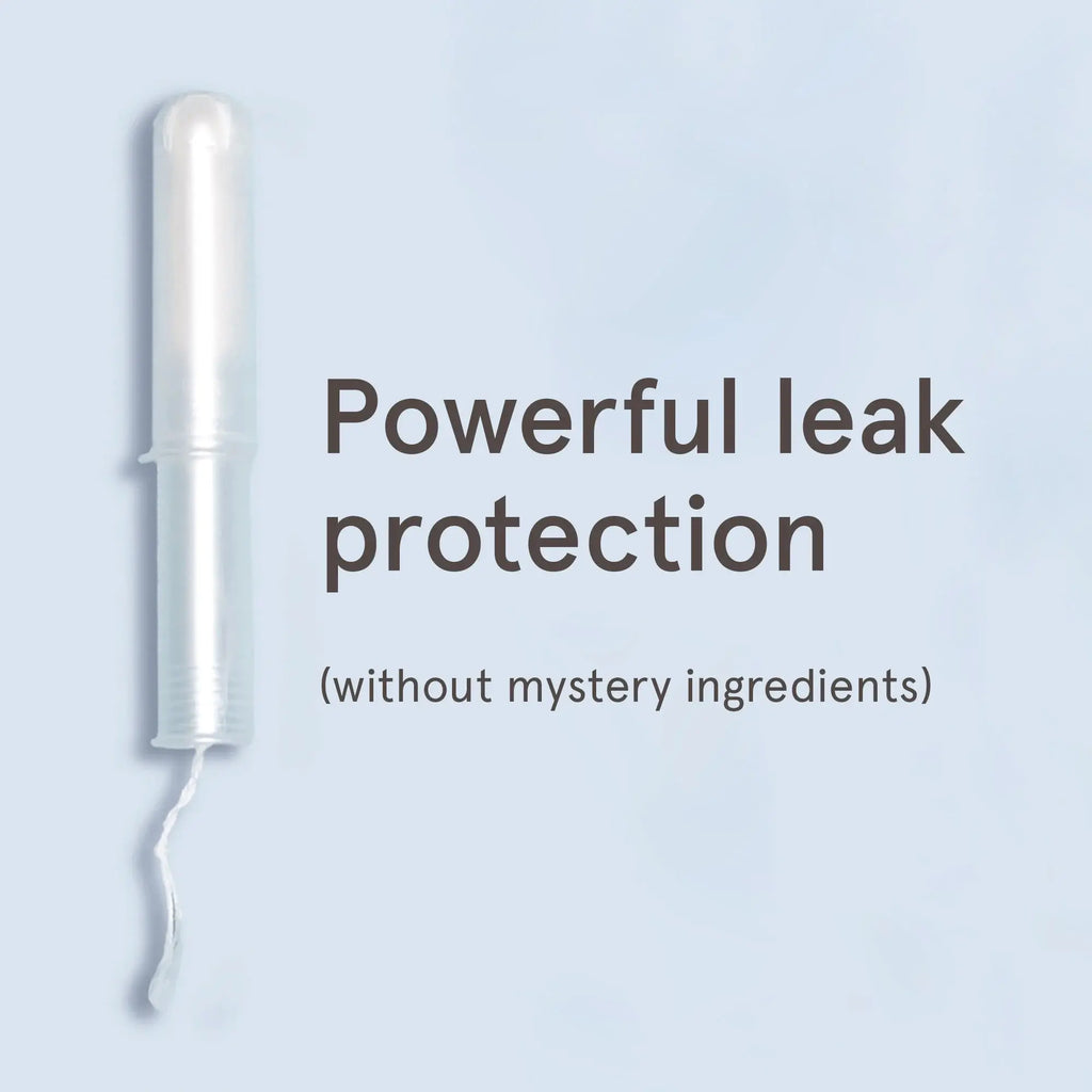 Regular Tampons, Organic Cotton, Compact Plastic Applicator, 20 Count