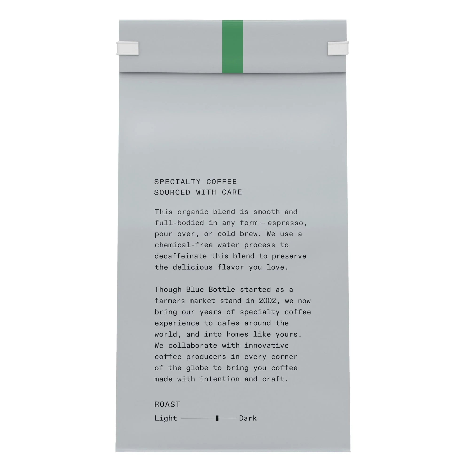 , Decaf, Organic Gourmet, Medium Roast, Whole Bean, 12 Oz