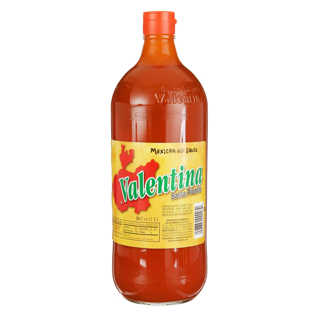 (4 Pack)  Mexican Hot Sauce, 34 Fl Oz