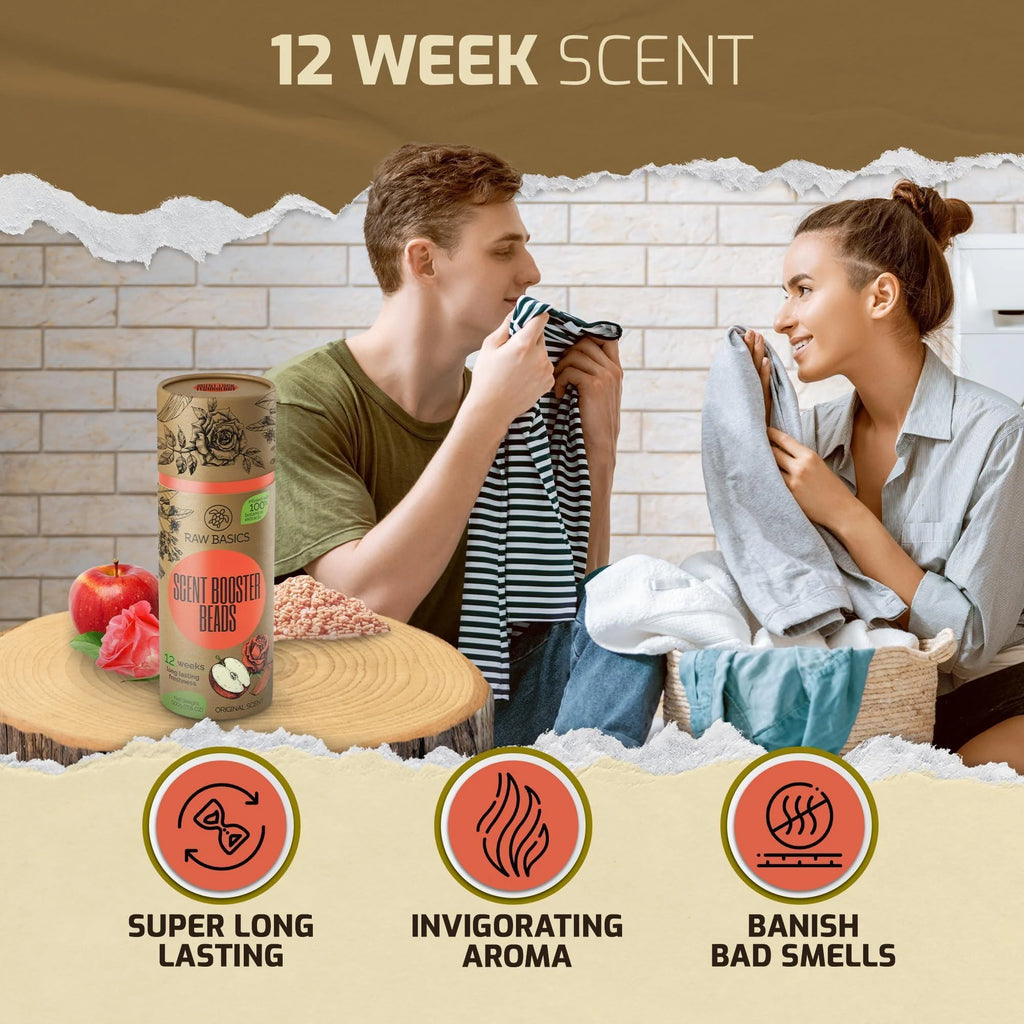 Laundry Scent Boosters Original Aroma Washer Beads and Deodorizer Supplies Fragrance Essentials for All Fabric Scented Bulk Odor Eliminator and Clothes Refresher Long Lasting Smell Remover