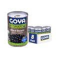 Goya Organic Black Beans 15.5 Ounce Pack of 8 Gluten Free High Fiber Protein